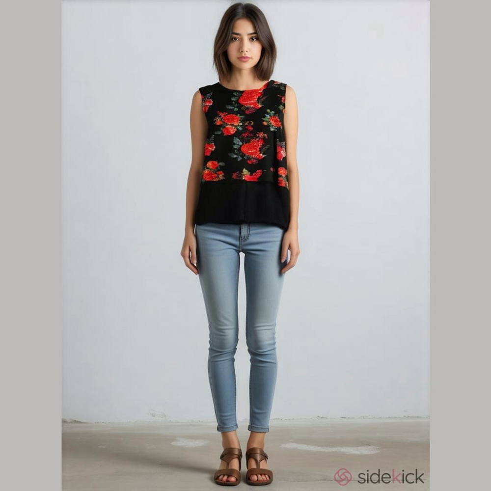 Womens mandy evans Floral tank top